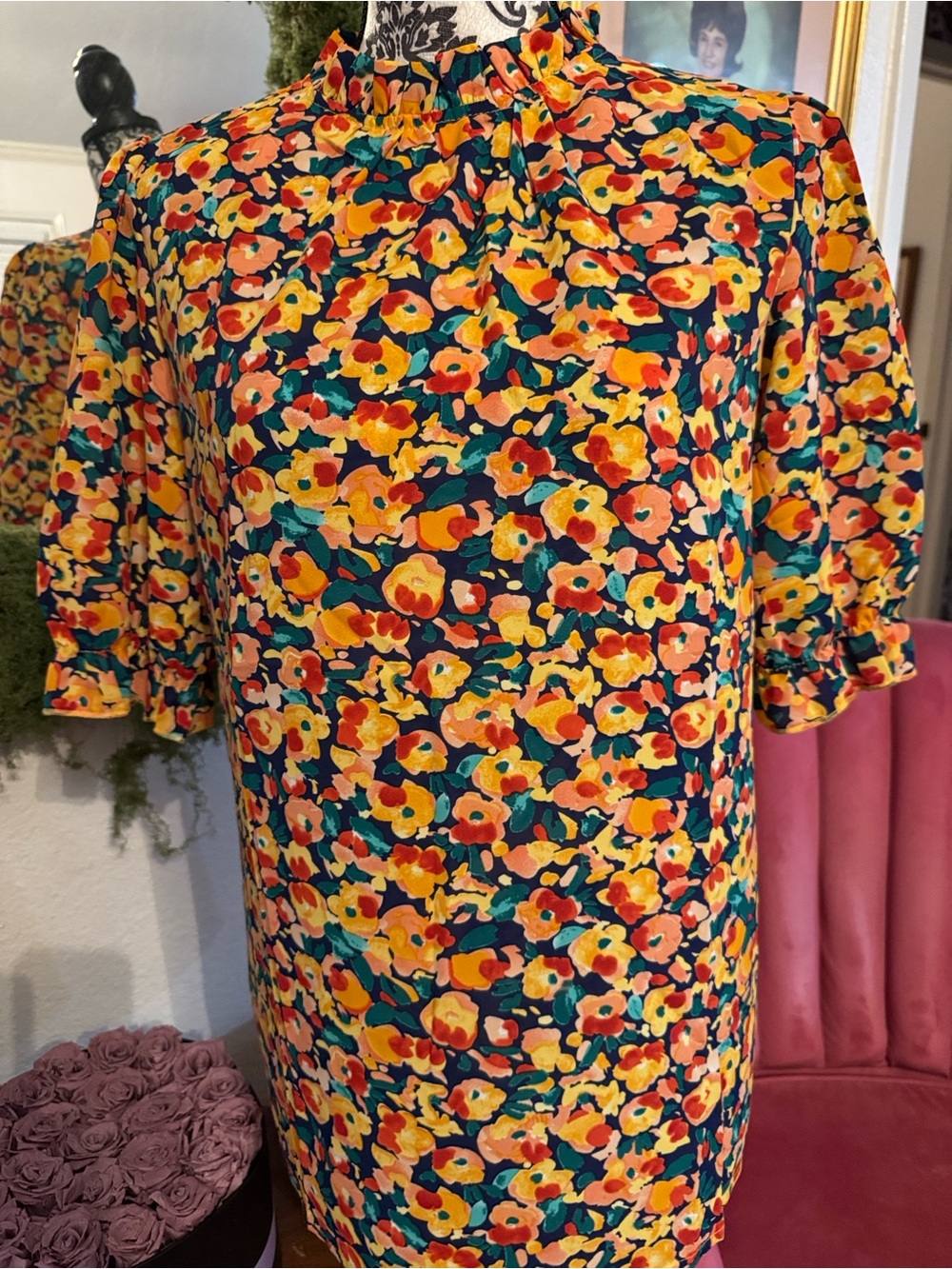 NWOT women’s puff sleeve top